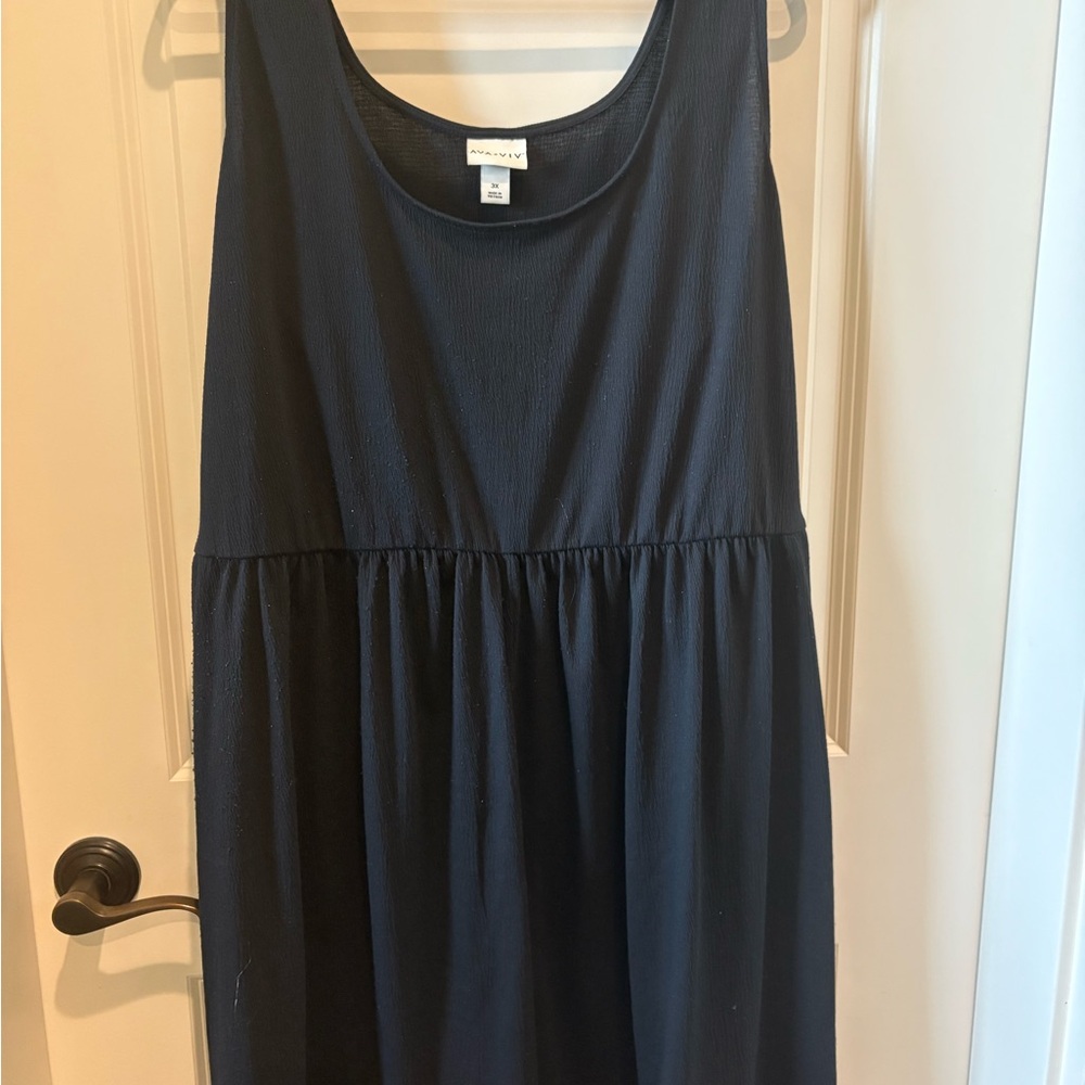 Ava & Viv black Midi Dress